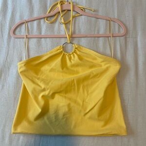 Yellow Halter Top